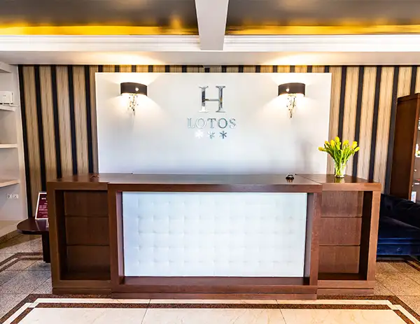 Hotel Lotos sisätiloja